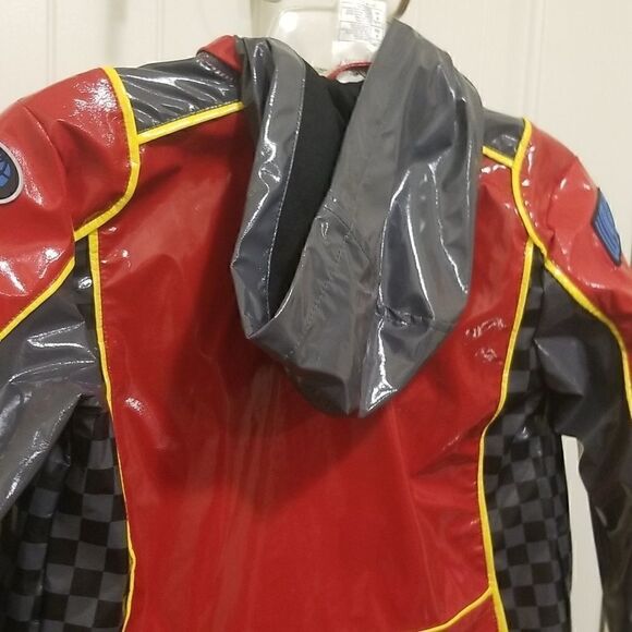 Disney Hooded Rain Jacket Boys sz Small 5 / 6 - Picture 4 of 5